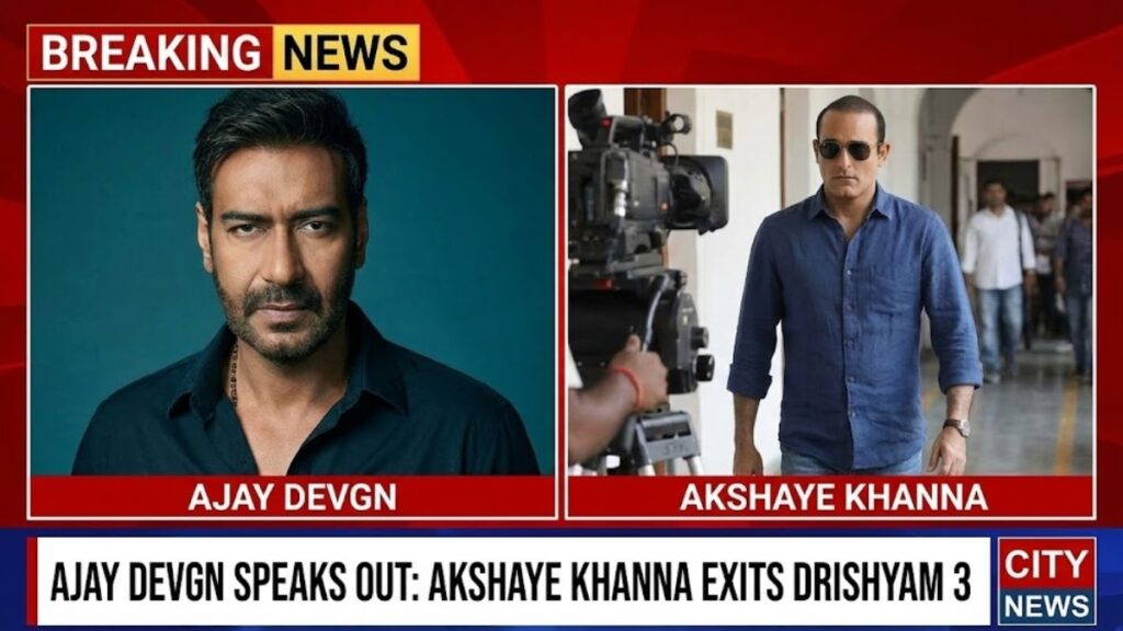 Ajay Devgn’s Response After Akshaye Khanna Walked Out of Drishyam 3