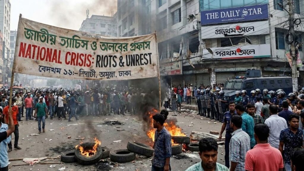 Bangladesh Faces Widespread Riots After Youth Leader’s Death