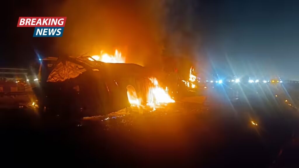 Chitradurga Highway Inferno After Fuel Tanker Crash