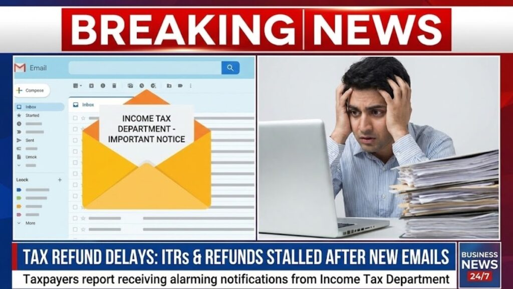 Income Tax Emails Shock Taxpayers as Refunds, ITRs Stall