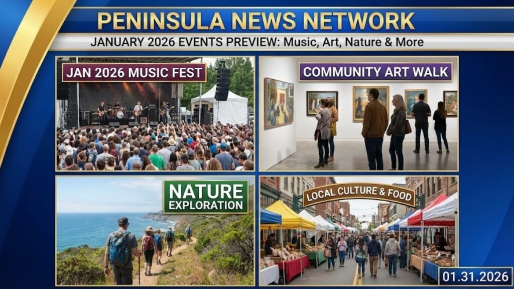 January 2026 Peninsula Events Music, Art, Nature & More