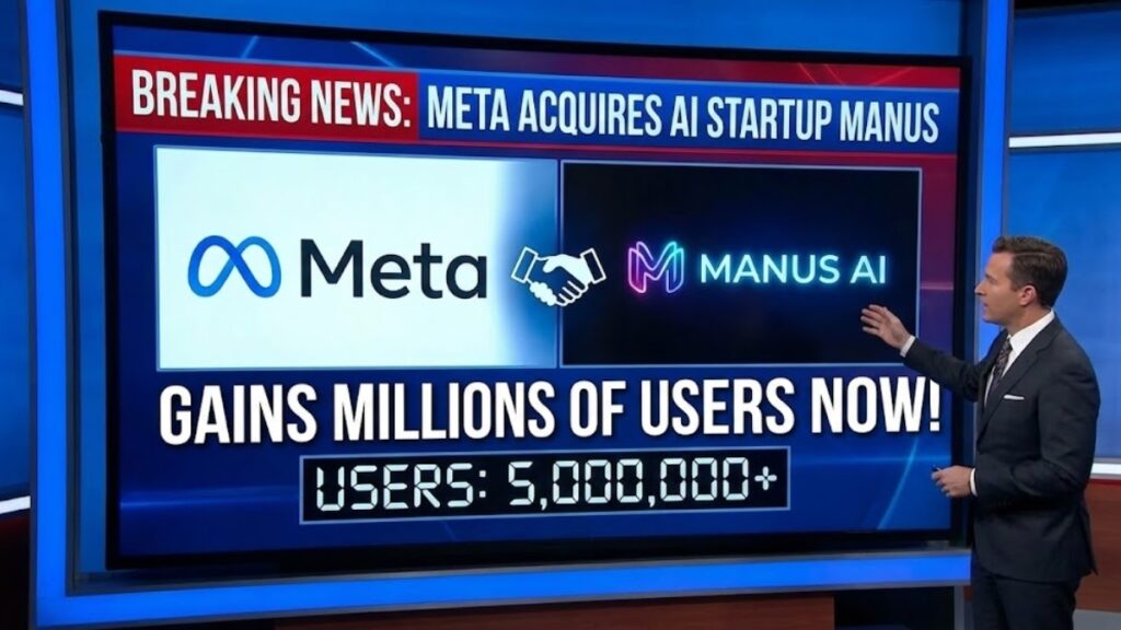 Meta Acquires AI Startup Manus, Gains Millions of Users Now!