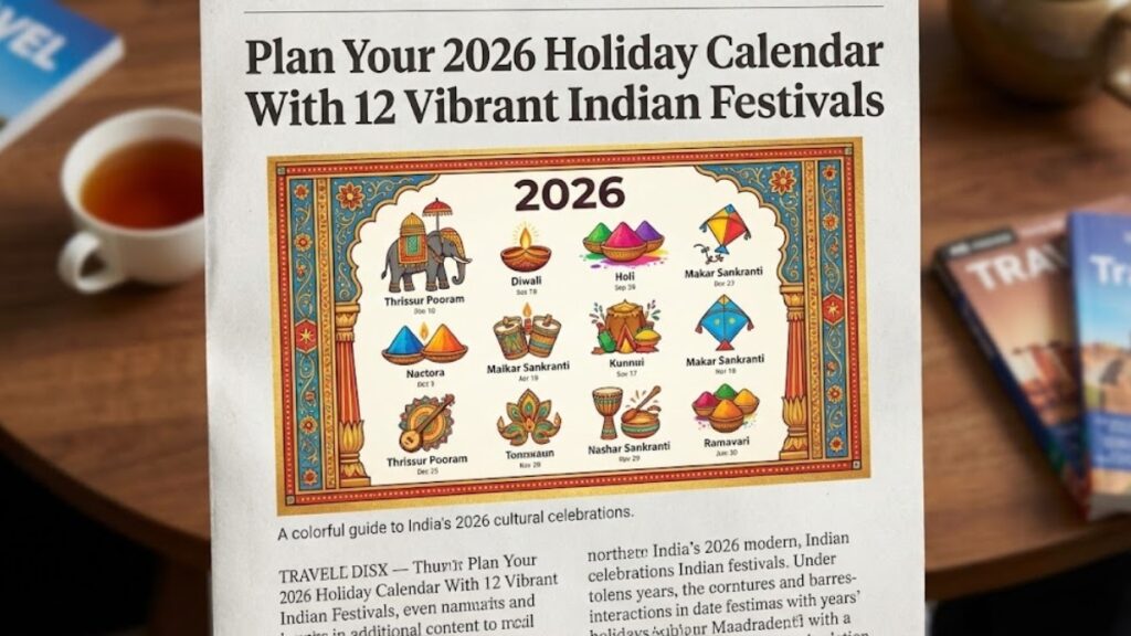 Plan Your 2026 Holiday Calendar With 12 Vibrant Indian Festivals