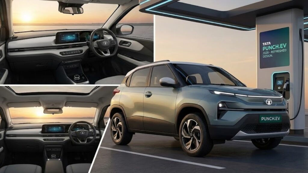Tata Punch EV Facelift 2026 Big Design & Feature Upgrades Coming