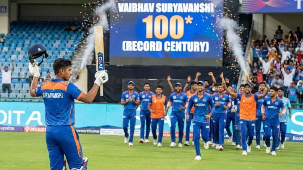 Vaibhav Suryavanshi’s Record Ton Sparks Celebration