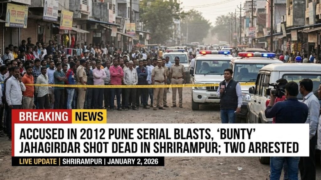 Accused in 2012 Pune Serial Blasts, ‘Bunty’ Jahagirdar Shot Dead in Shrirampur; Two Arrested