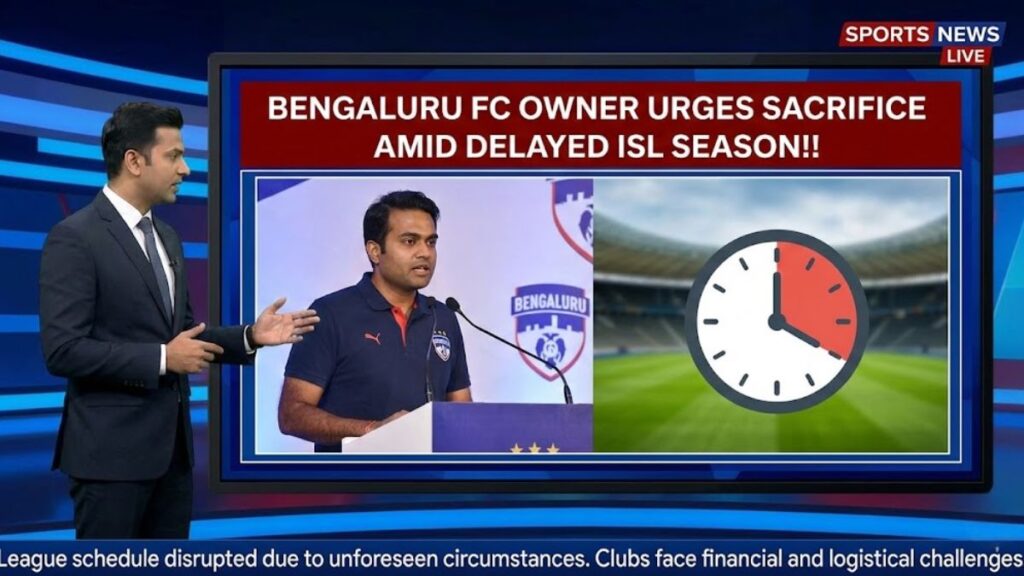 Bengaluru FC Owner Urges Sacrifice Amid Delayed ISL Season!!