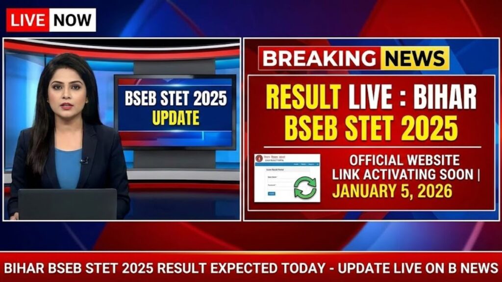 Bihar BSEB STET 2025 Result Expected Today Update Live Now X