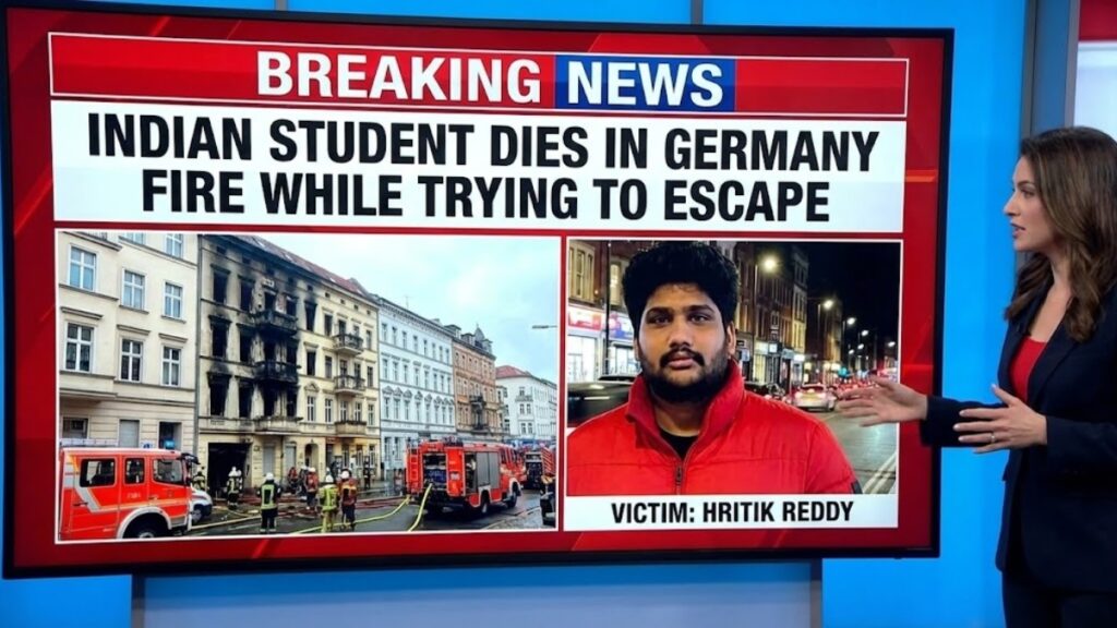 Indian Student Dies in Germany Fire While Trying to Escape
