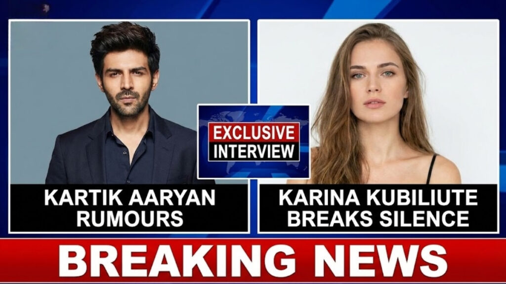 Kartik Aaryan Rumours Karina Kubiliute Breaks Silence