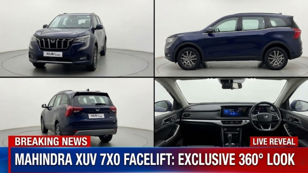 Mahindra XUV 7XO a full 360° look at the facelifted SUV