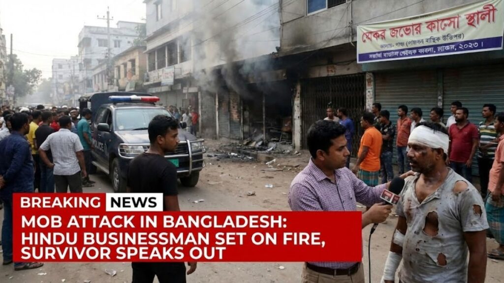 Mob Sets Hindu Businessman on Fire in Bangladesh, Survivor Escapes