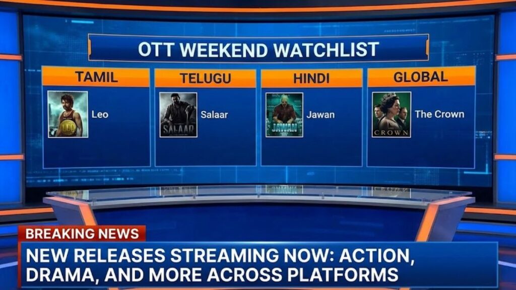 OTT Weekend Watchlist Tamil, Telugu, Hindi and Global