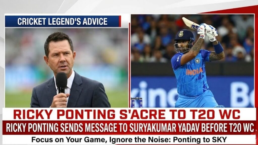 Ricky Ponting Sends Message to Suryakumar Yadav Before T20 WC